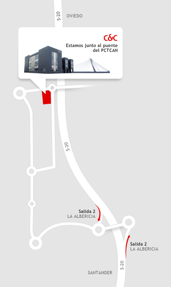 mapa localización empresa en santander